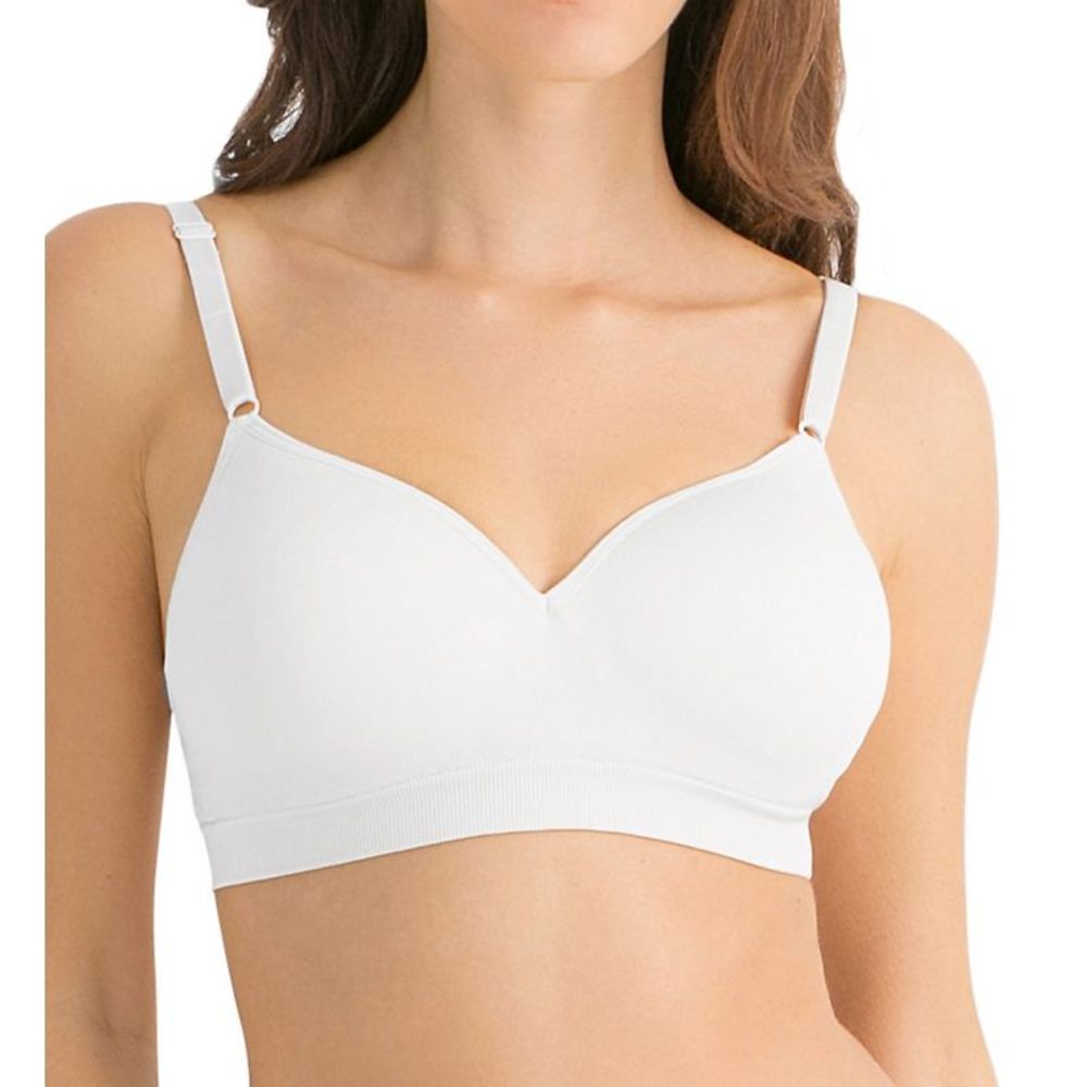Fruit Of The Loom Seamless Wirefree Lift Bra -  White  FT640